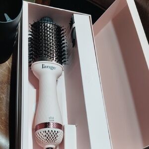 Lange Pink and White Hair Styling Brush